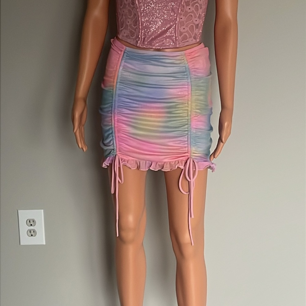 ‼️NWT‼️Dolls Kill X My Little Pony Spreading Kindness Mesh Skirt Size Medium